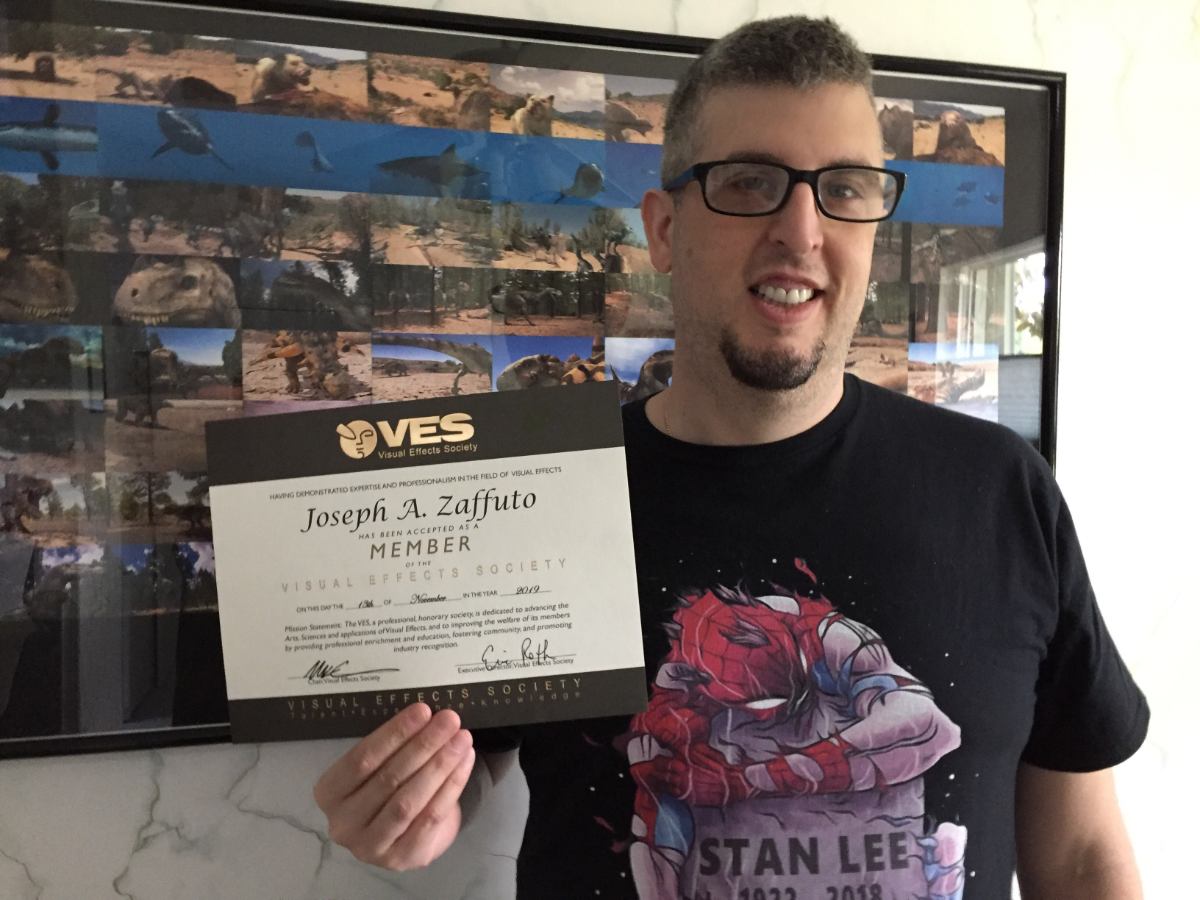 Laggin’ Out Chieftain Inducted into the Visual Effects Society