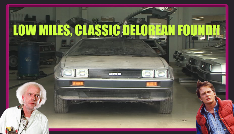 Classic DeLorean Found