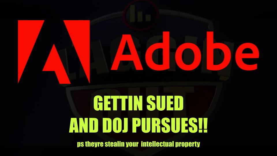 Adobe Gets Sued